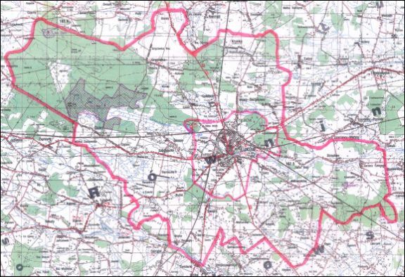 Gmina Łuków - mapa - kliknija aby powiększyć