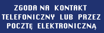 Zgoda na kontakt elektroniczny